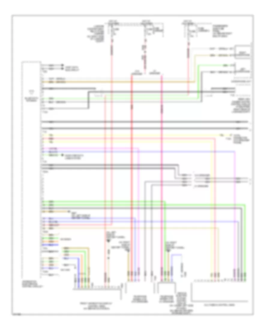Multimedia Interface Wiring Diagram 1 of 2 for Audi A4 2009