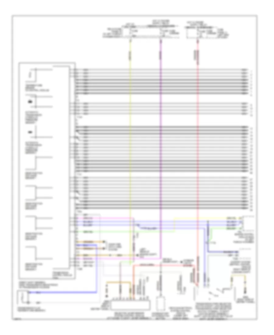 A T Wiring Diagram 1 of 3 for Audi RS 5 2014