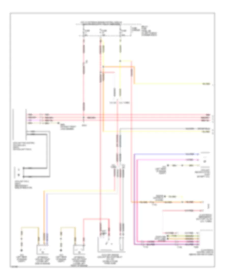 Cooling Fan Wiring Diagram 1 of 2 for Audi RS 5 2014
