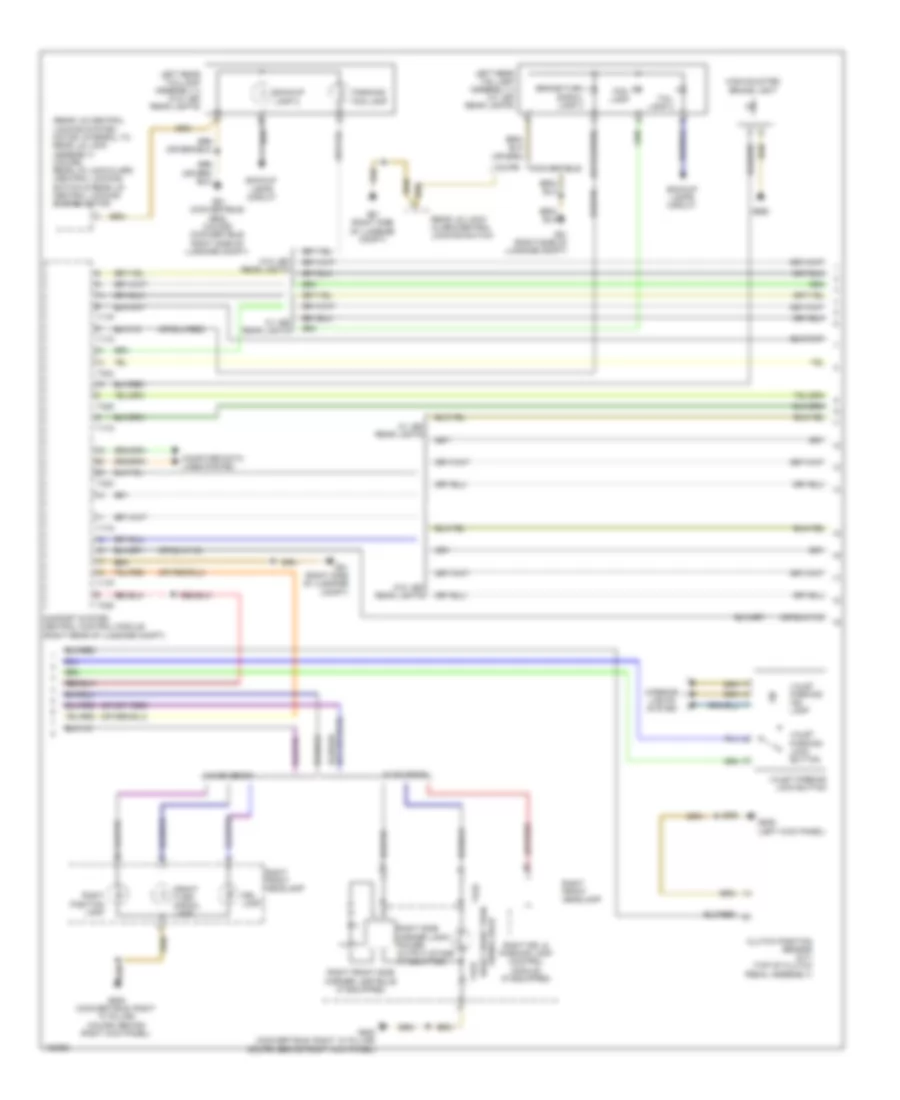 Exterior Lamps Wiring Diagram 2 of 3 for Audi RS 5 2014