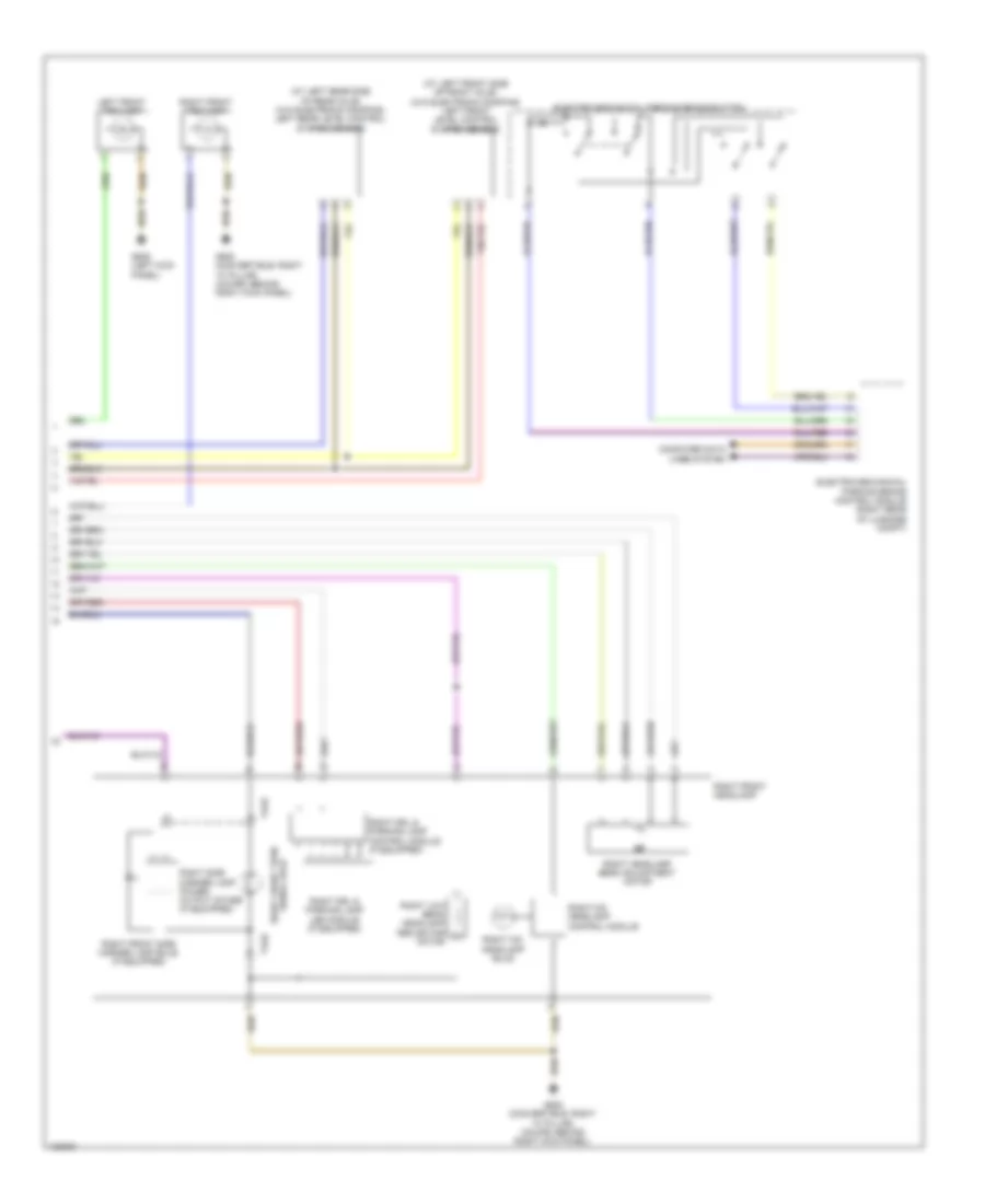 Headlights Wiring Diagram with Bi Xenon without Cornering Headlights 2 of 2 for Audi RS 5 2014