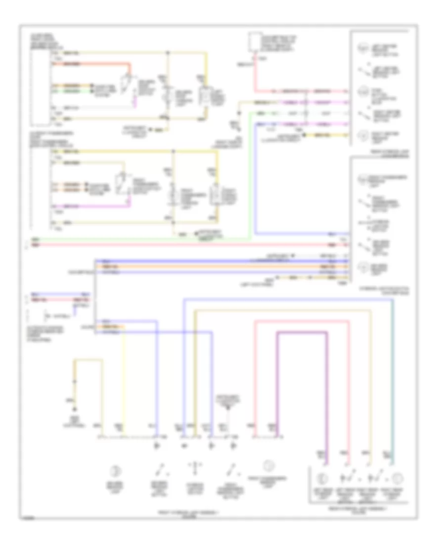 Courtesy Lamps Wiring Diagram 2 of 2 for Audi RS 5 2014