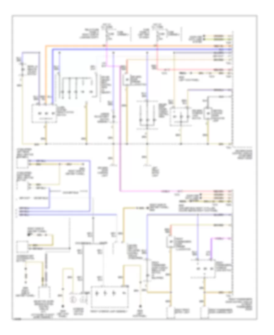 Instrument Illumination Wiring Diagram 2 of 2 for Audi RS 5 2014