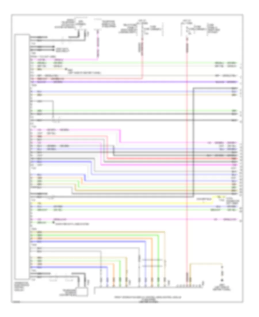 Multimedia Interface Wiring Diagram 1 of 2 for Audi RS 5 2014