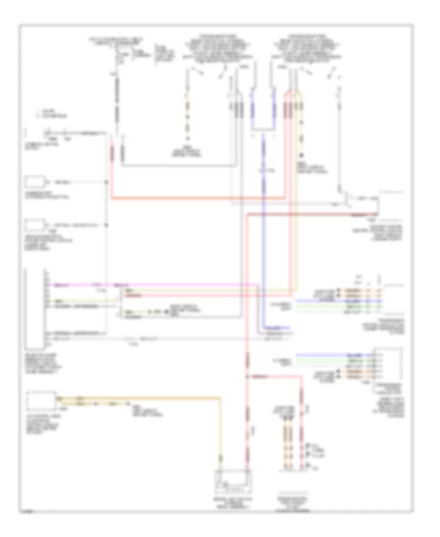 Shift Interlock Wiring Diagram for Audi RS 5 2014