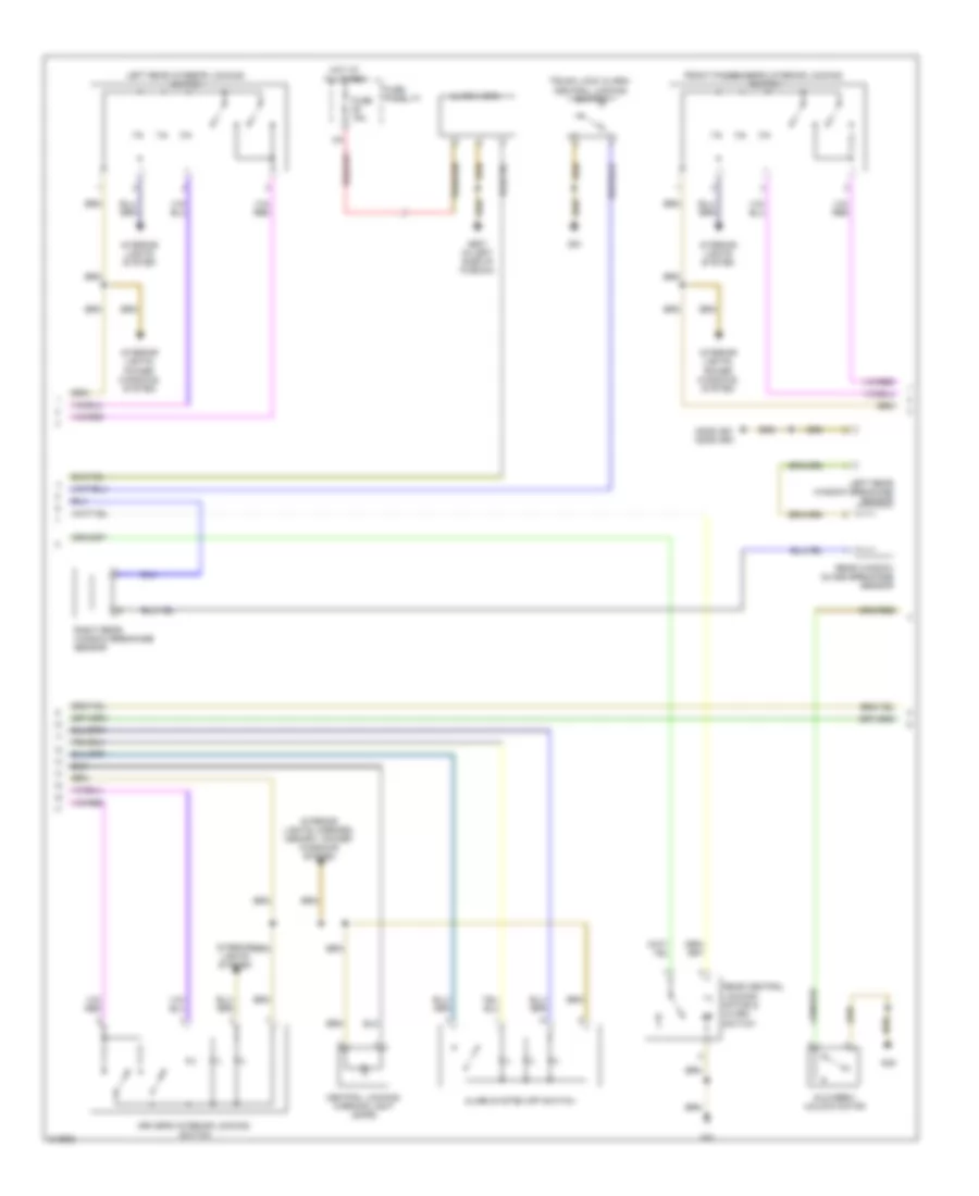 Forced Entry Wiring Diagram (2 of 3) for Audi A6 Quattro 2005