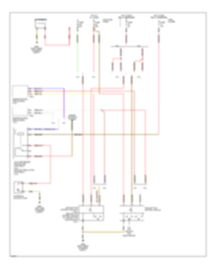 Cooling Fan Wiring Diagram for Audi A6 Quattro 2005