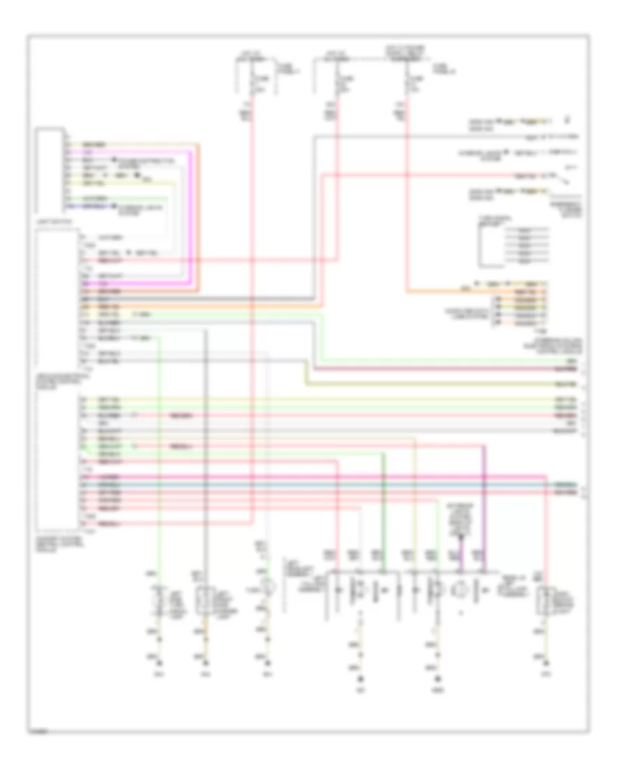 Exterior Lamps Wiring Diagram, Wagon (1 of 2) for Audi A6 Quattro 2005