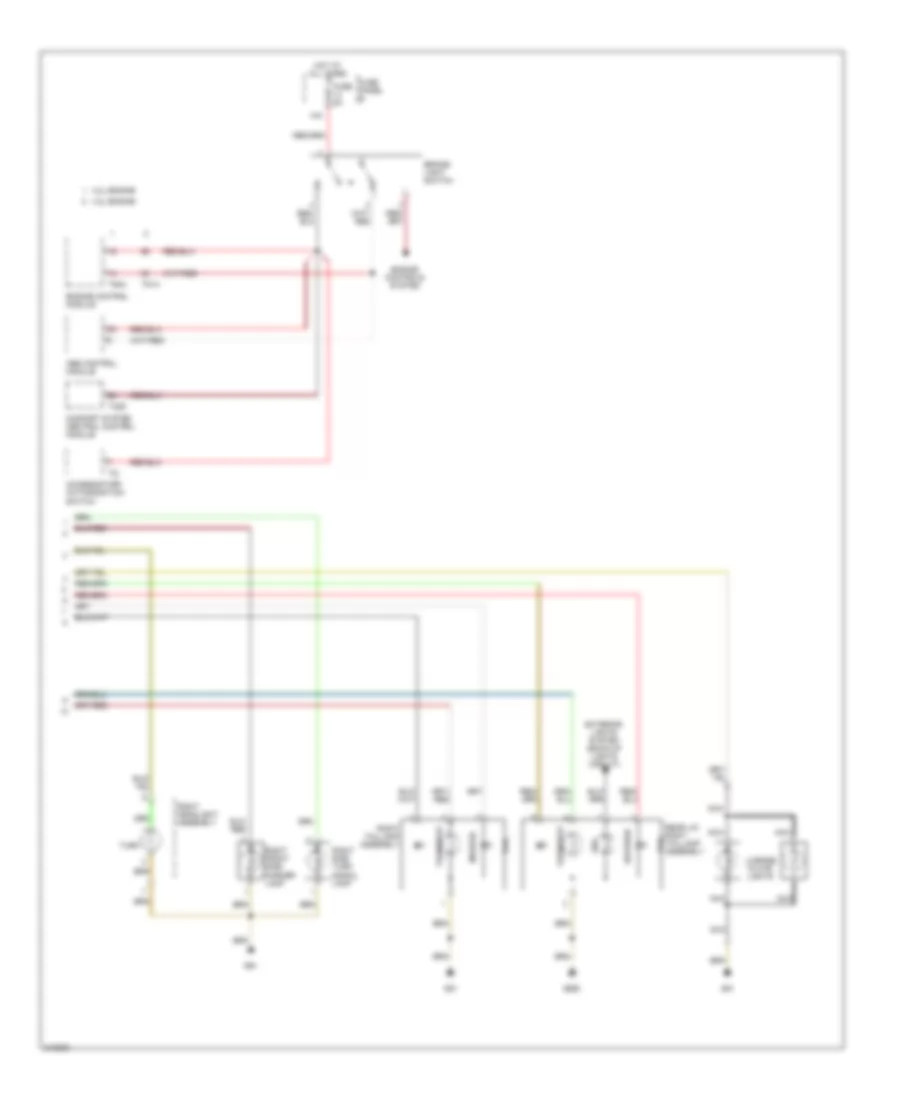 Exterior Lamps Wiring Diagram, Wagon (2 of 2) for Audi A6 Quattro 2005