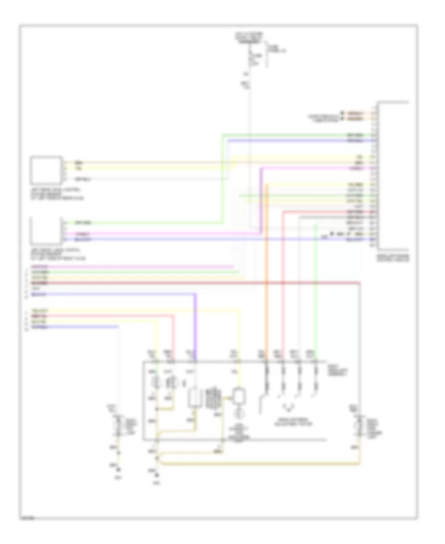 Headlights Wiring Diagram, with Bi-Xenon Lamps (2 of 2) for Audi A6 Quattro 2005