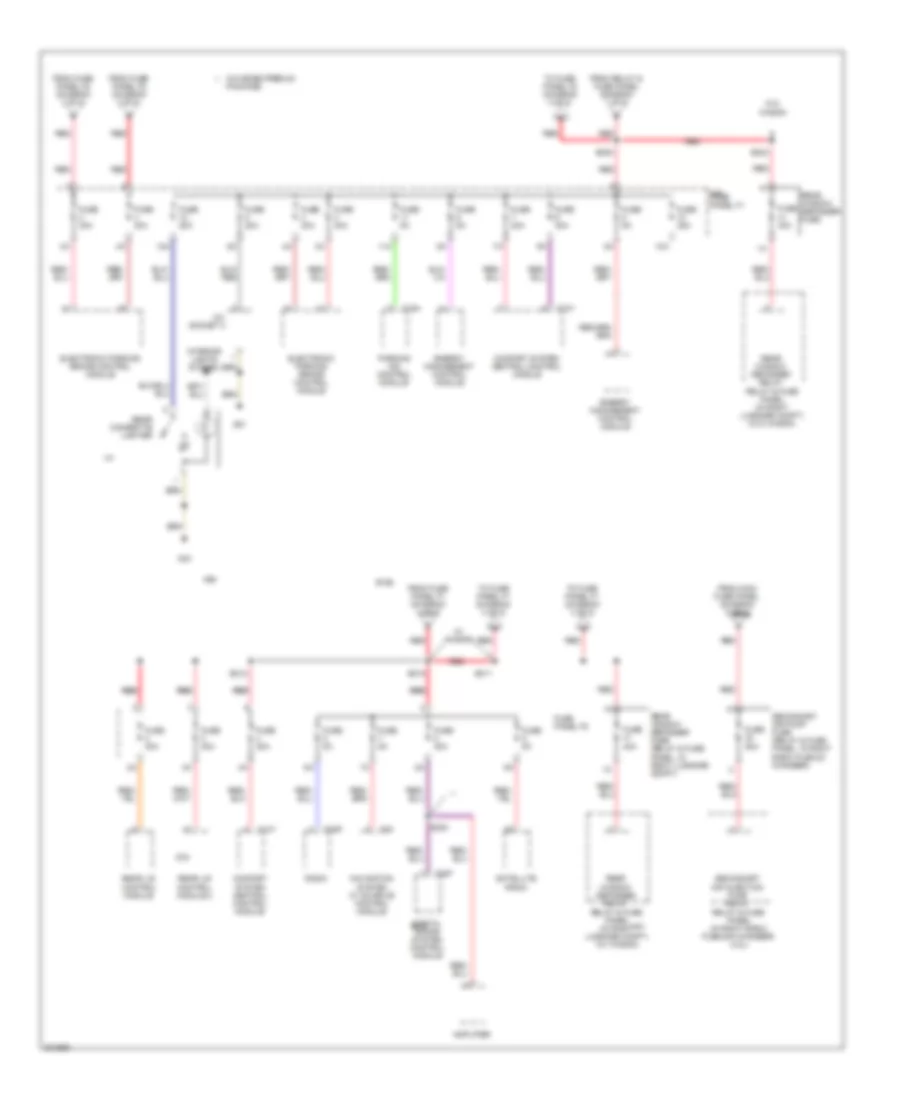 Power Distribution Wiring Diagram (4 of 5) for Audi A6 Quattro 2005