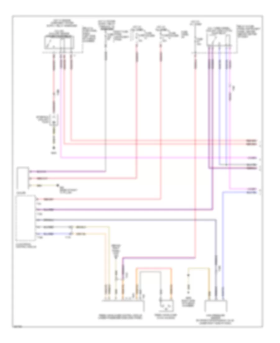 Cooling Fan Wiring Diagram 1 of 2 for Audi Q7 3 0T 2011