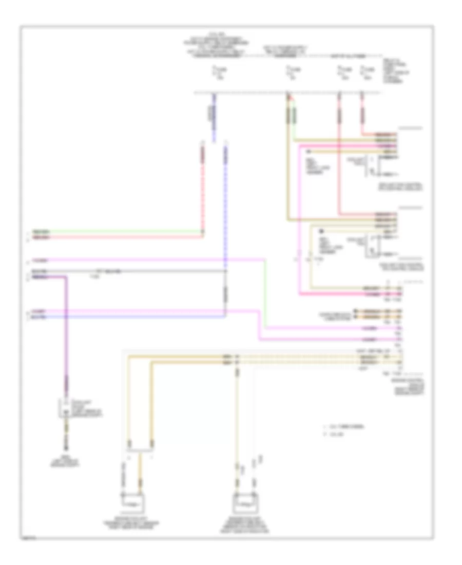 Cooling Fan Wiring Diagram (2 of 2) for Audi Q7 3.0T 2011