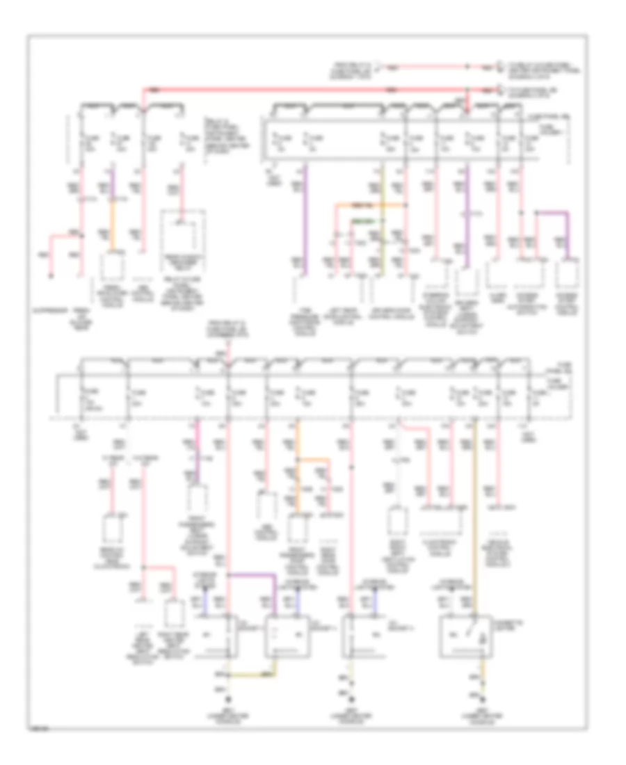 3 0L SC Power Distribution Wiring Diagram 2 of 6 for Audi Q7 3 0T 2011