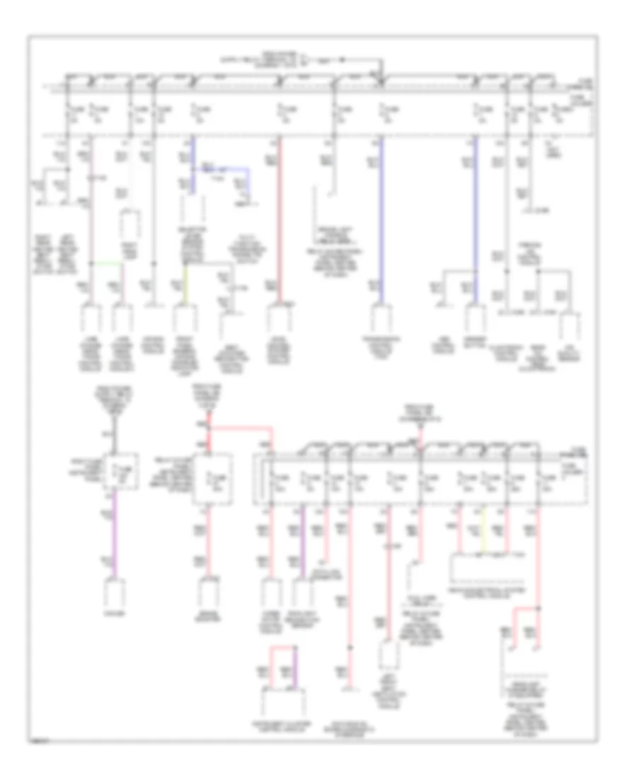 3 0L SC Power Distribution Wiring Diagram 3 of 6 for Audi Q7 3 0T 2011