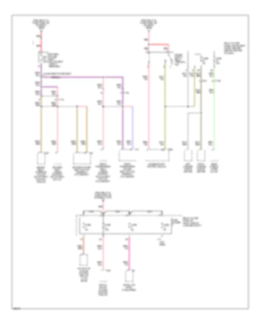 3 0L SC Power Distribution Wiring Diagram 6 of 6 for Audi Q7 3 0T 2011