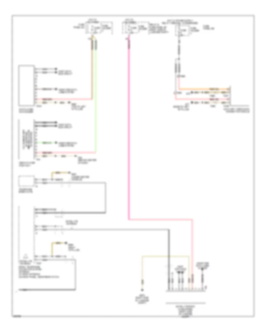 Radio Wiring Diagram DSP Radio without Bang  Olufsen 2 of 2 for Audi Q7 3 0T 2011