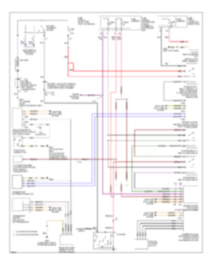 Starting Wiring Diagram for Audi Q5 Premium 2013