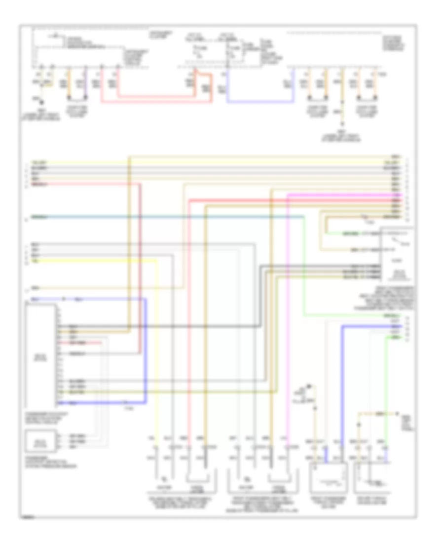 Supplemental Restraints Wiring Diagram 2 of 3 for Audi Q5 Premium 2013