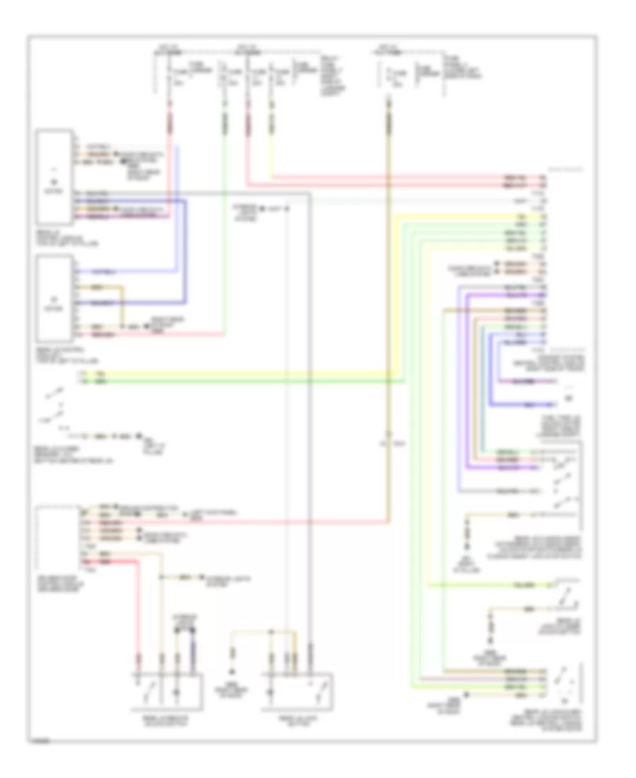 Trunk  Fuel Door Release Wiring Diagram for Audi Q5 Premium 2013