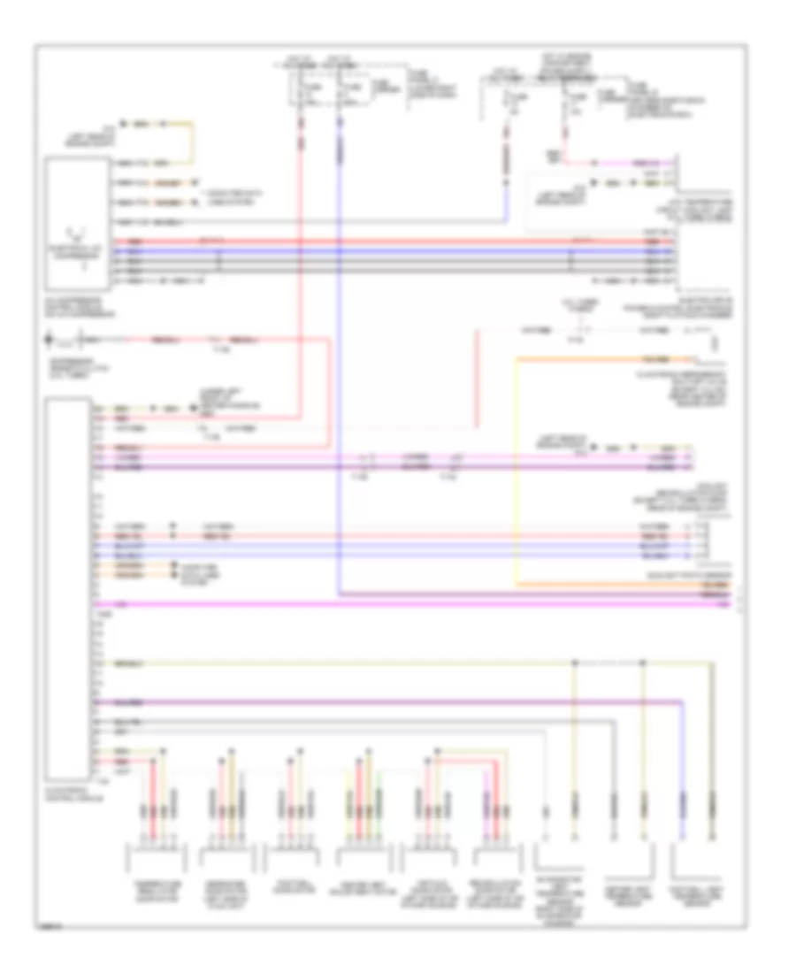 Automatic AC Wiring Diagram, Basic (1 of 2) for Audi Q5 Premium 2013