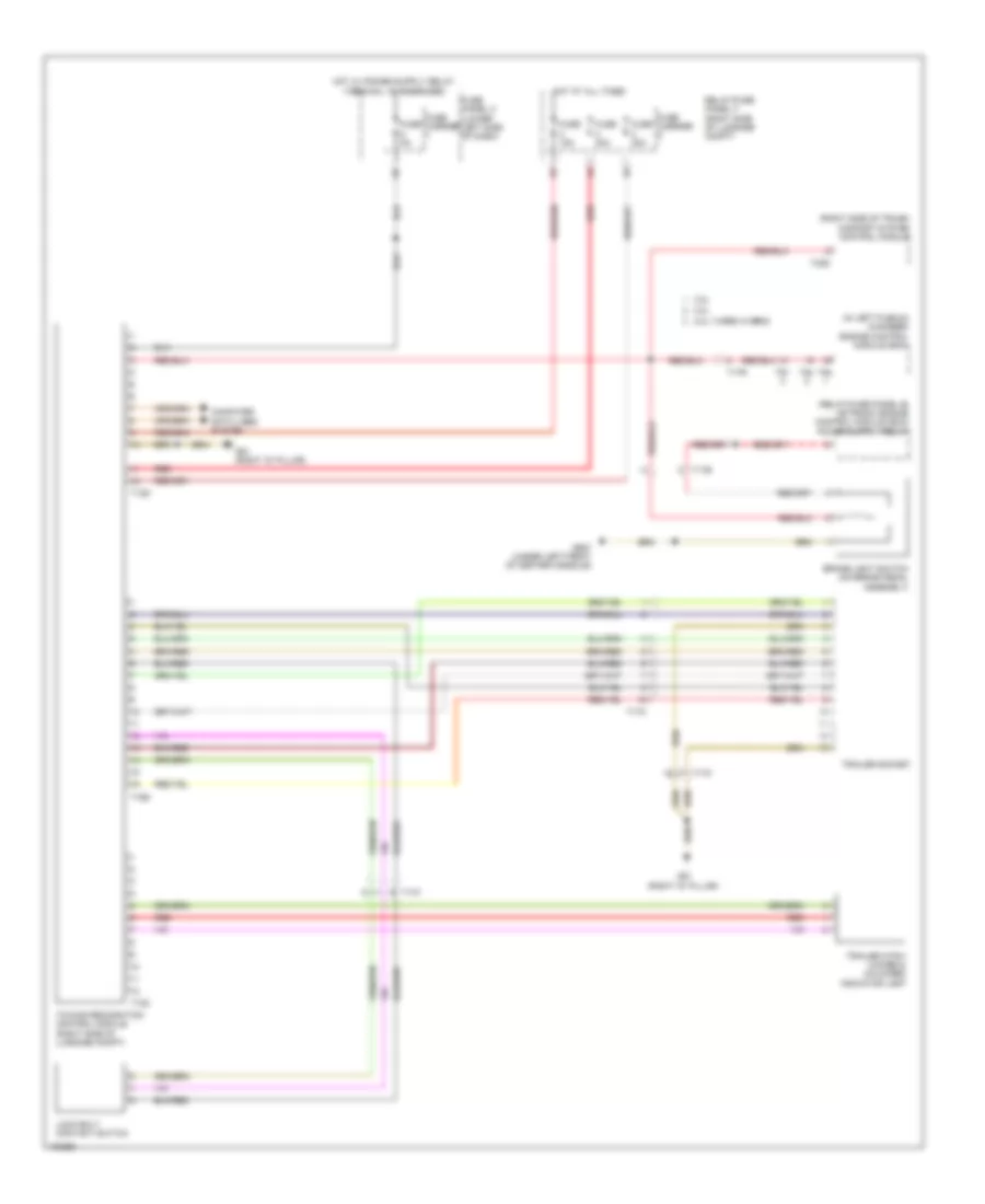 Trailer Tow Wiring Diagram for Audi Q5 Premium 2013