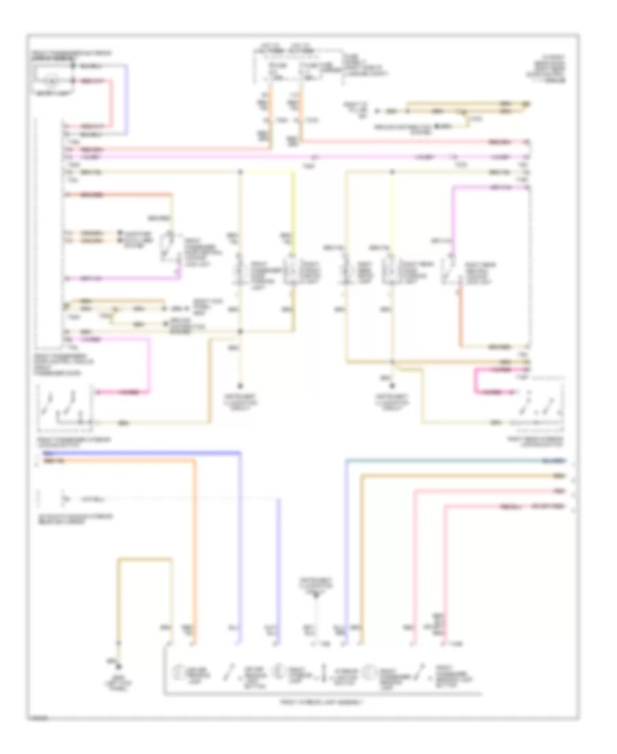 Courtesy Lamps Wiring Diagram 2 of 3 for Audi Q5 Premium 2013