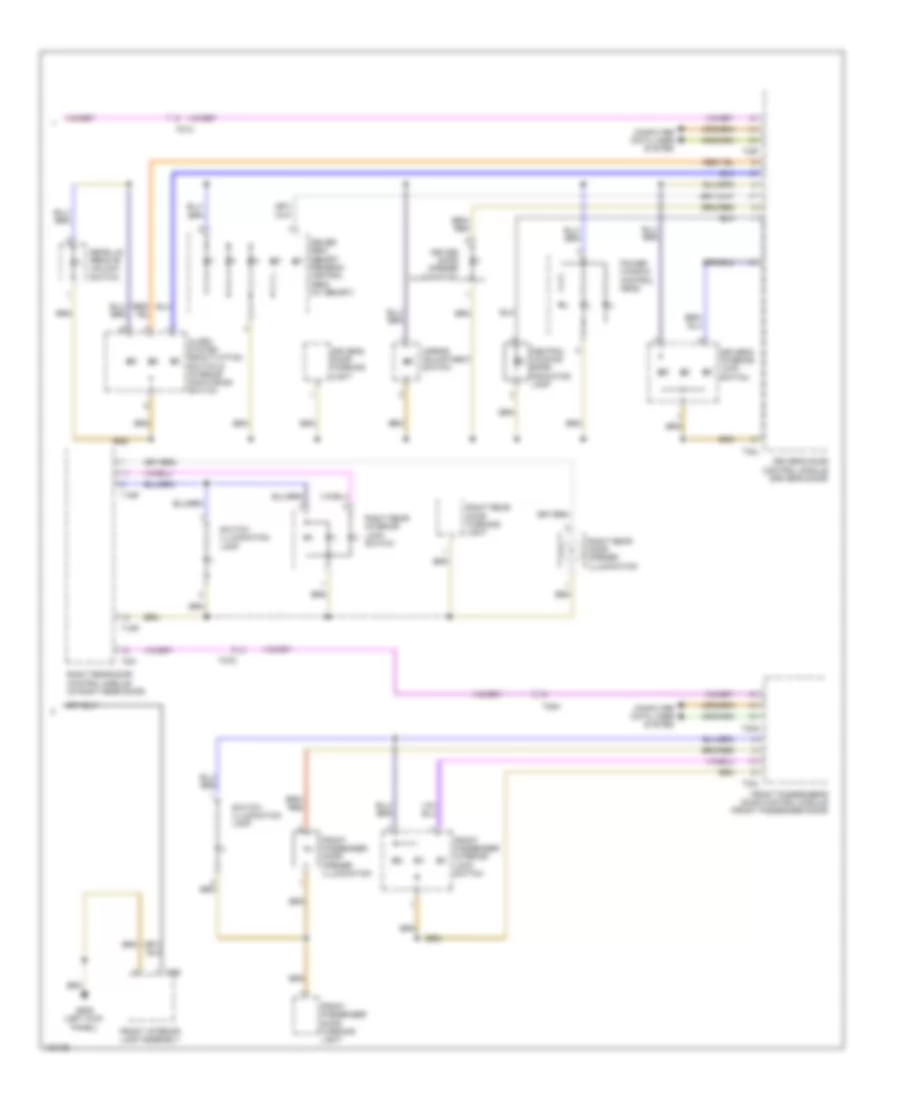 Instrument Illumination Wiring Diagram (2 of 2) for Audi Q5 Premium 2013