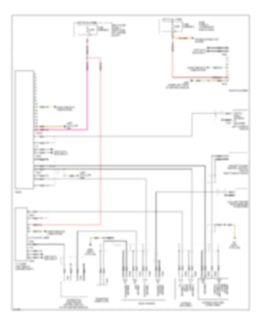 Navigation Wiring Diagram Premium MMI 1 of 2 for Audi Q5 Premium 2013