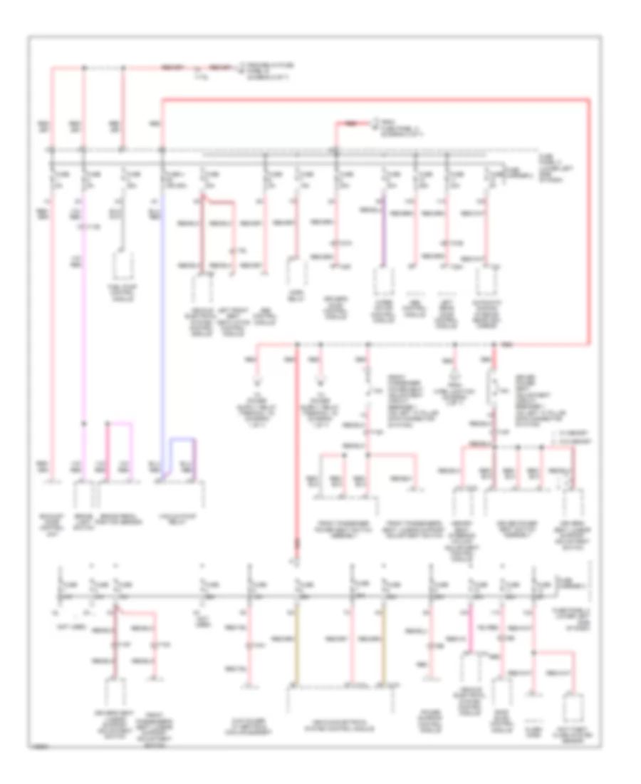 Power Distribution Wiring Diagram Hybrid 6 of 7 for Audi Q5 Premium 2013