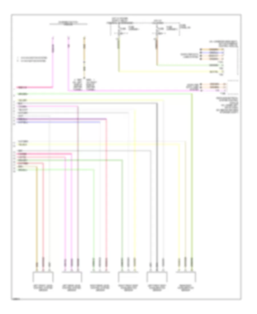 Electronic Suspension Wiring Diagram (2 of 2) for Audi A4 Avant Quattro 2009