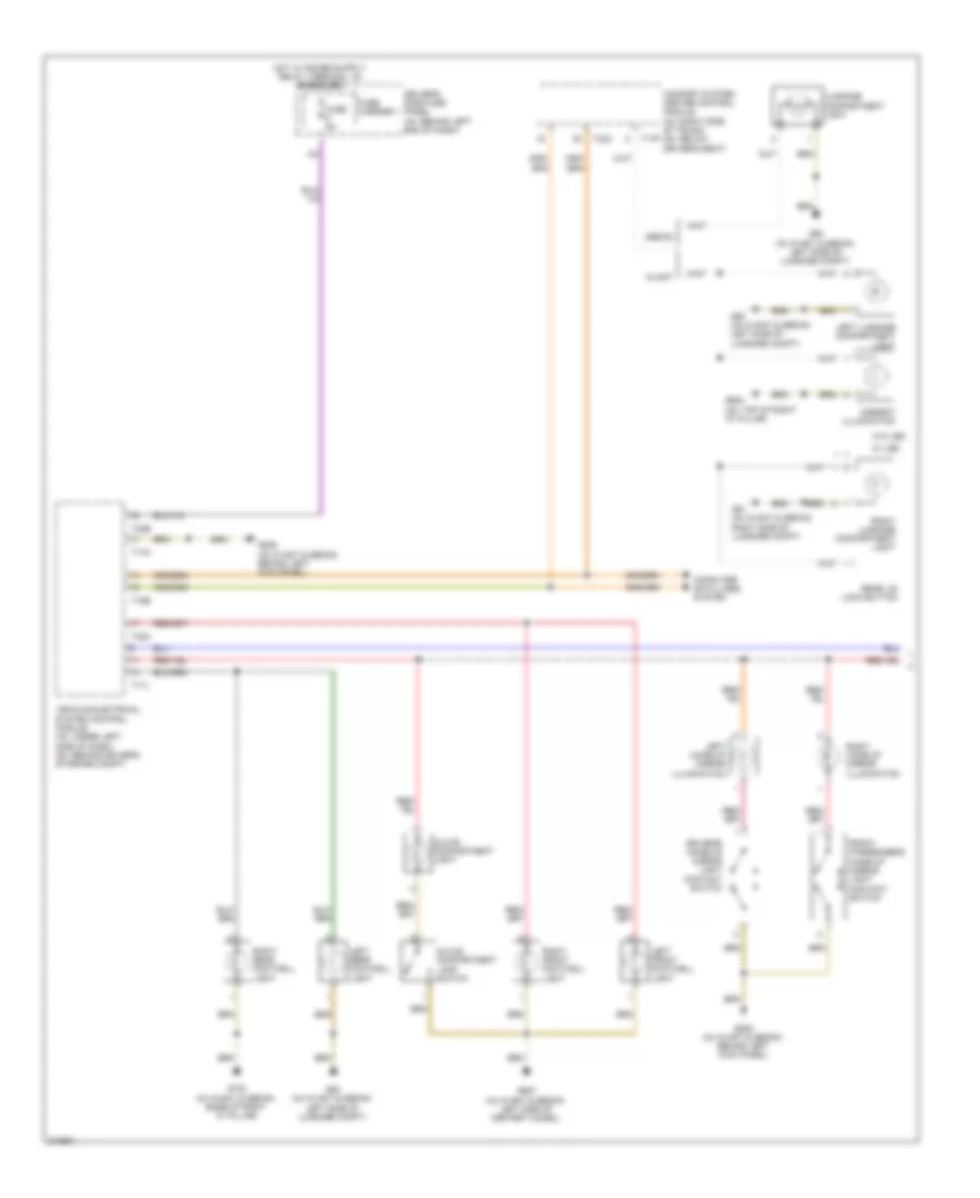 Courtesy Lamps Wiring Diagram 1 of 2 for Audi A4 Avant Quattro 2009