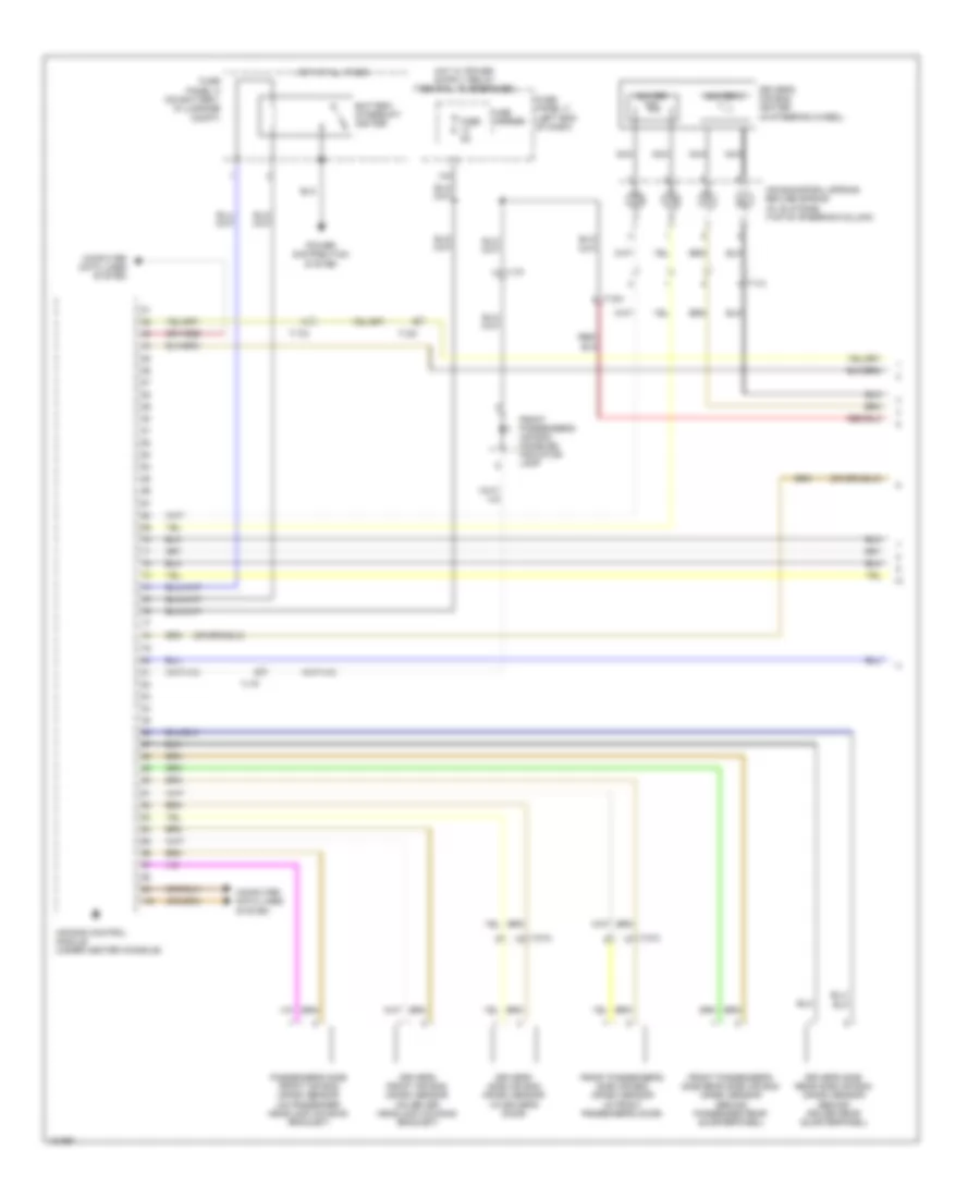 Supplemental Restraints Wiring Diagram 1 of 3 for Audi RS 5 Cabriolet 2014