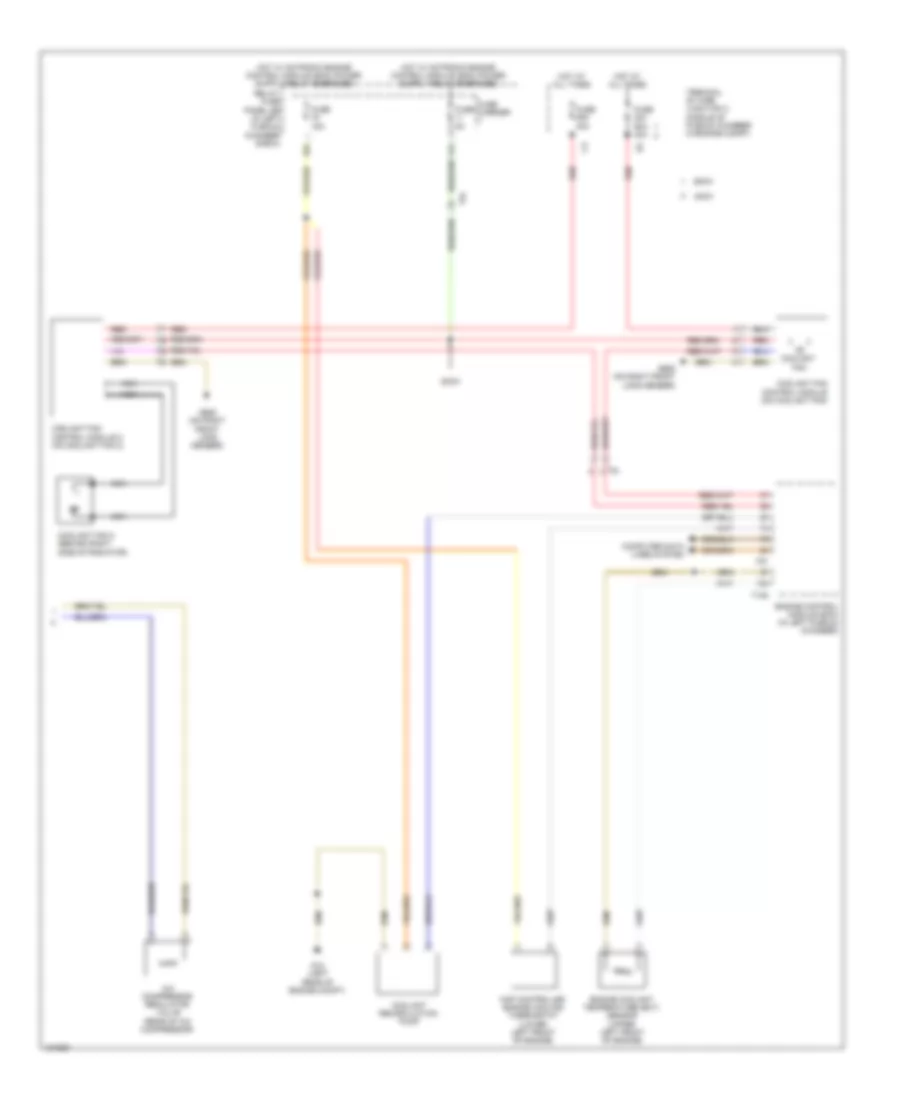 Automatic AC Wiring Diagram, Comfort (3 of 3) for Audi RS 5 Cabriolet 2014