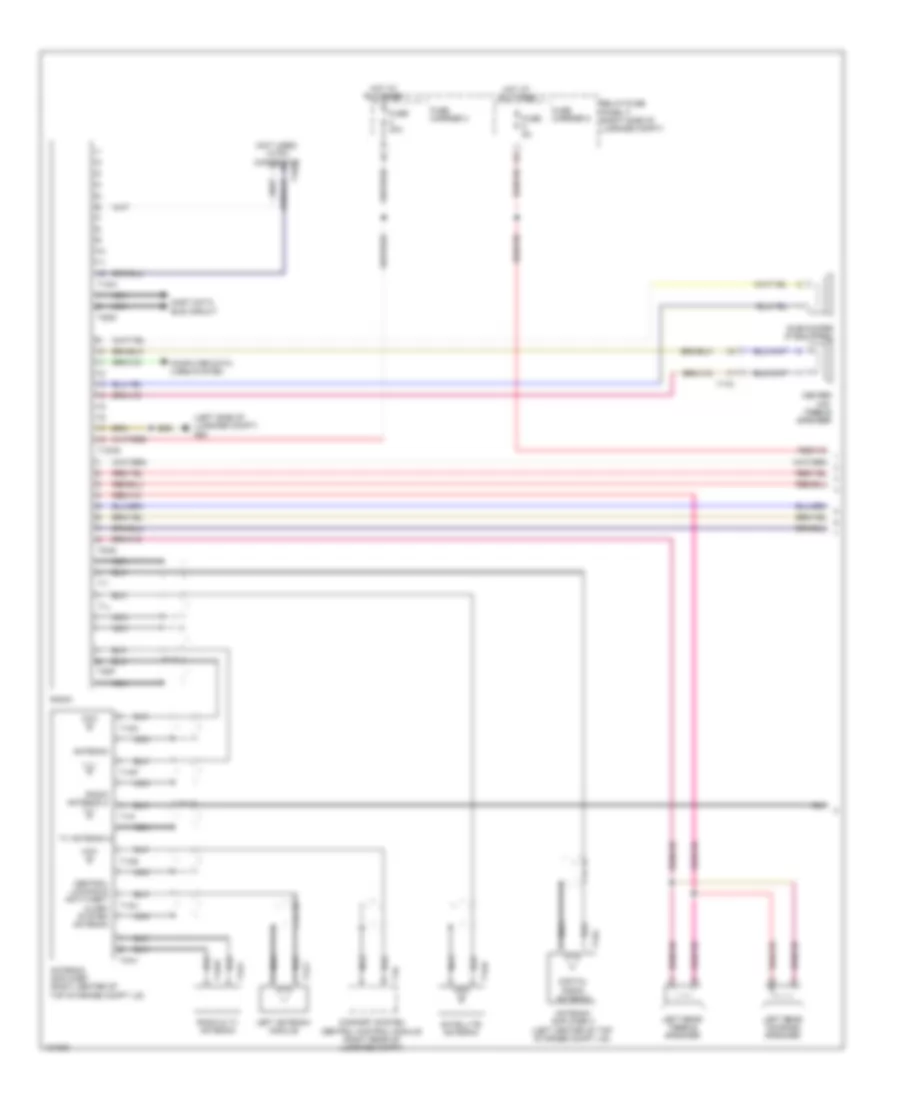 Radio Wiring Diagram, Convertible Standard MMI  Basic MMI (1 of 2) for Audi RS 5 Cabriolet 2014