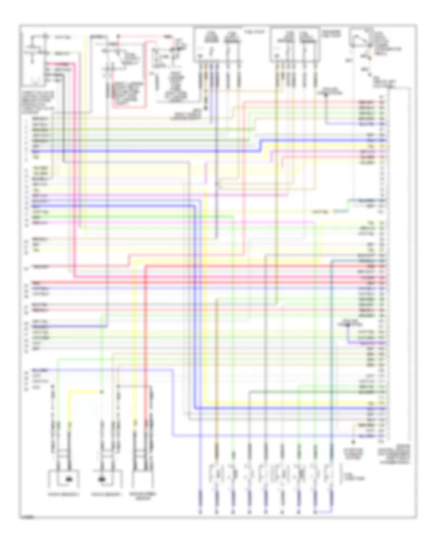 4.2L, Engine Performance Wiring Diagram (4 of 4) for Audi A8 L Quattro 2005