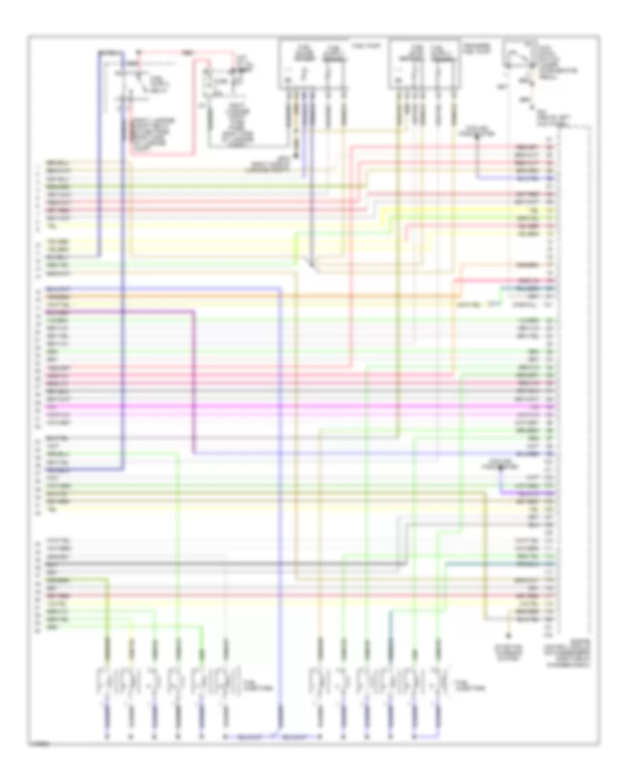 6.0L, Engine Performance Wiring Diagram (7 of 7) for Audi A8 L Quattro 2005