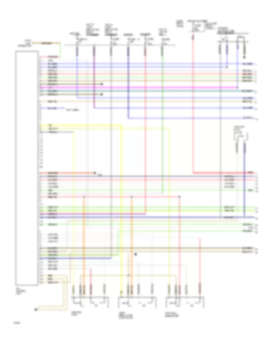 Automatic A C Wiring Diagram 1 of 2 for Audi 100 S 1992