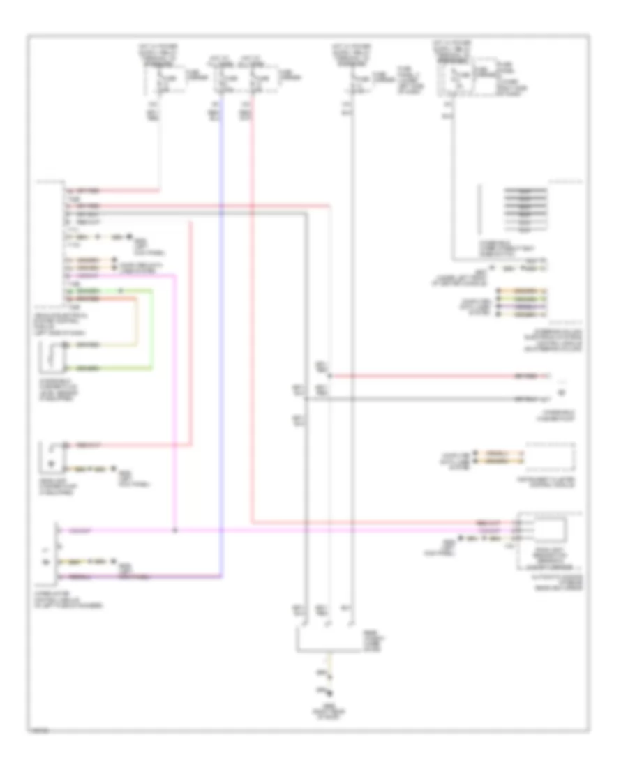 WiperWasher Wiring Diagram for Audi Q5 Premium Plus 2013