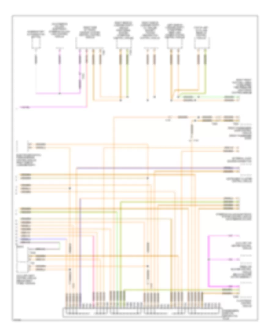 Computer Data Lines Wiring Diagram 3 of 3 for Audi Q5 Premium Plus 2013