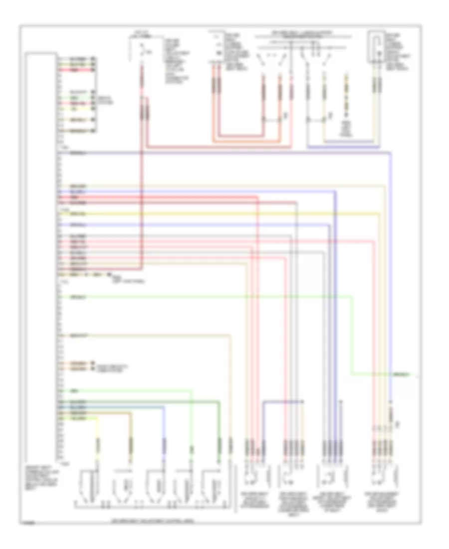 Memory Systems Wiring Diagram 1 of 3 for Audi Q5 Premium Plus 2013