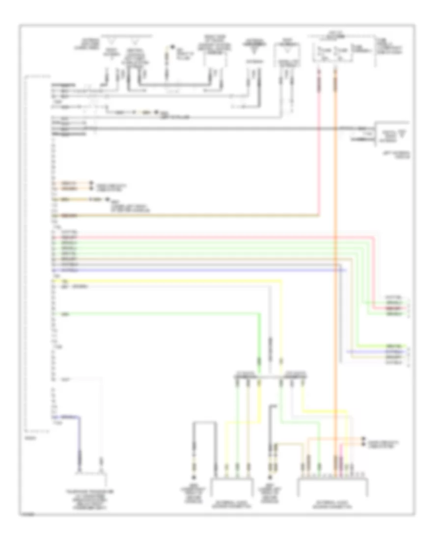 Radio Wiring Diagram Premium Infotainment 1 of 2 for Audi Q5 Premium Plus 2013