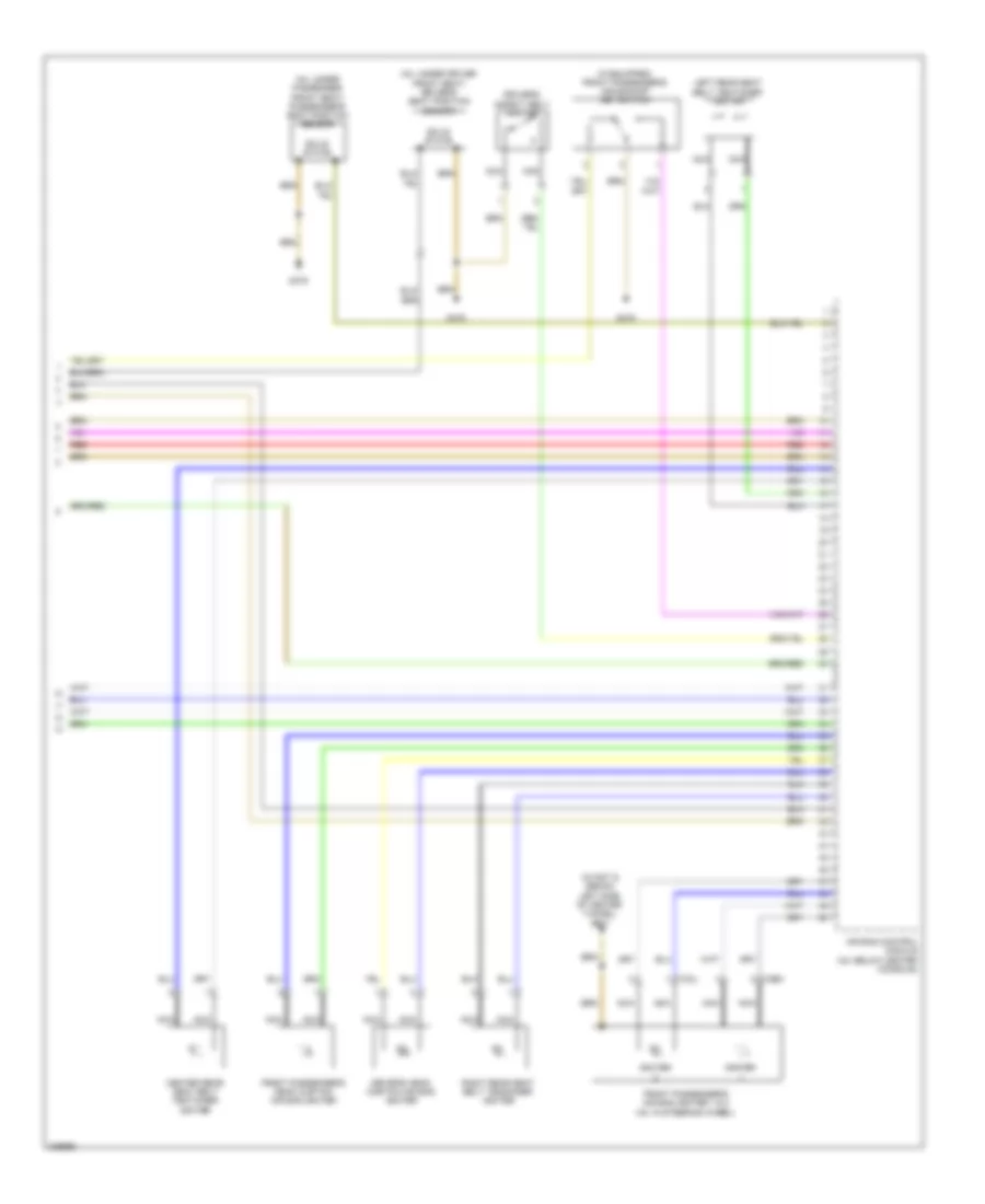 Supplemental Restraints Wiring Diagram (3 of 3) for Audi A4 Quattro 2009