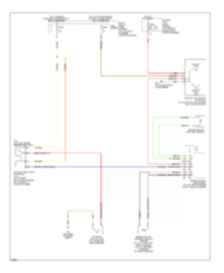 Cooling Fan Wiring Diagram for Audi A4 Quattro 2009