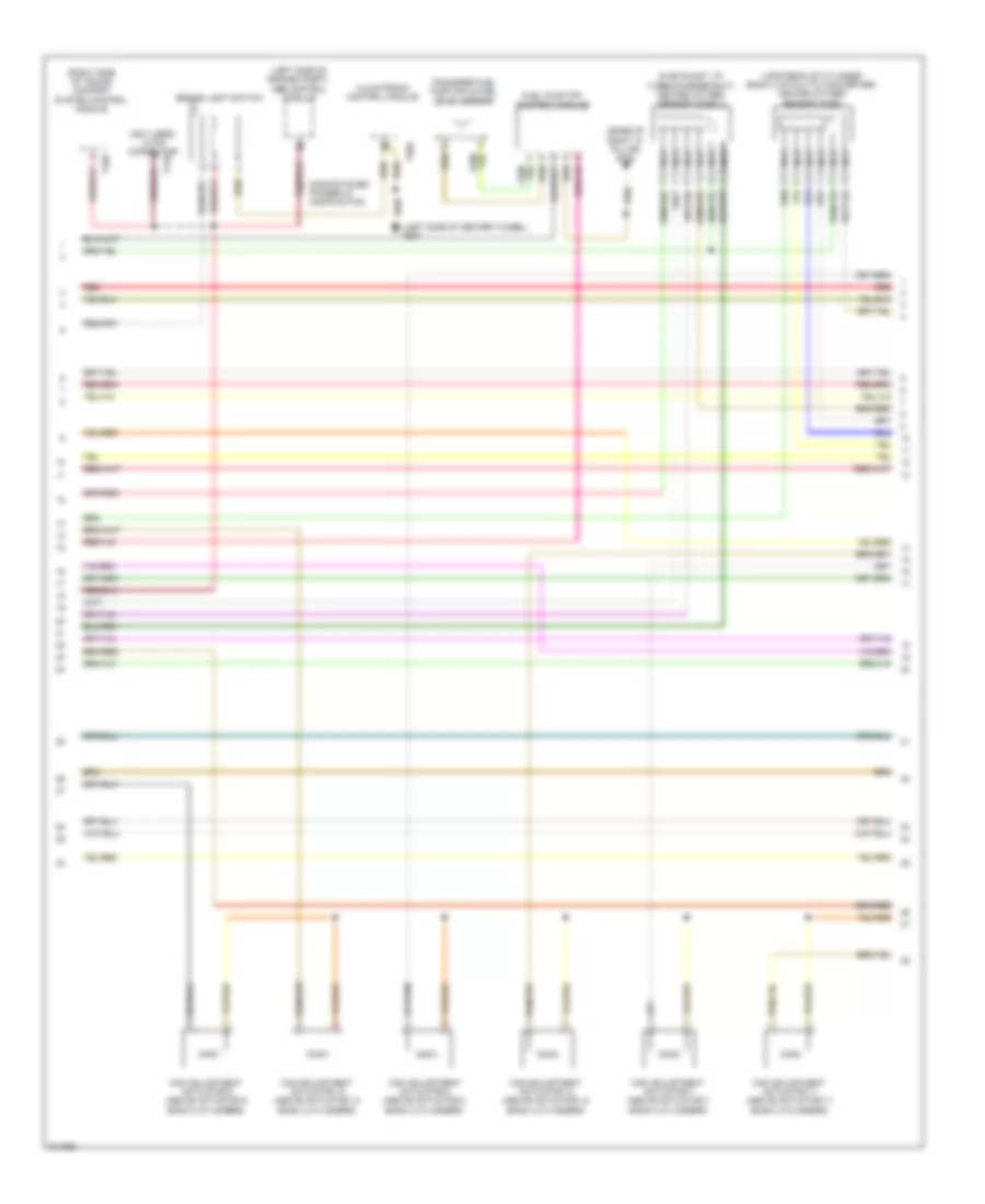 3.2L, Engine Performance Wiring Diagram (4 of 8) for Audi A4 Quattro 2009