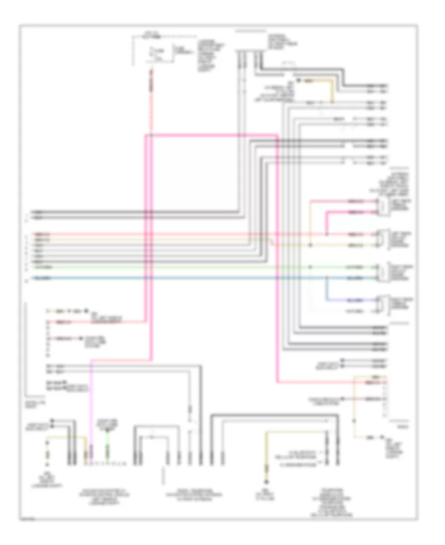 Navigation Wiring Diagram, MMI 2 Basic (2 of 2) for Audi A4 Quattro 2009