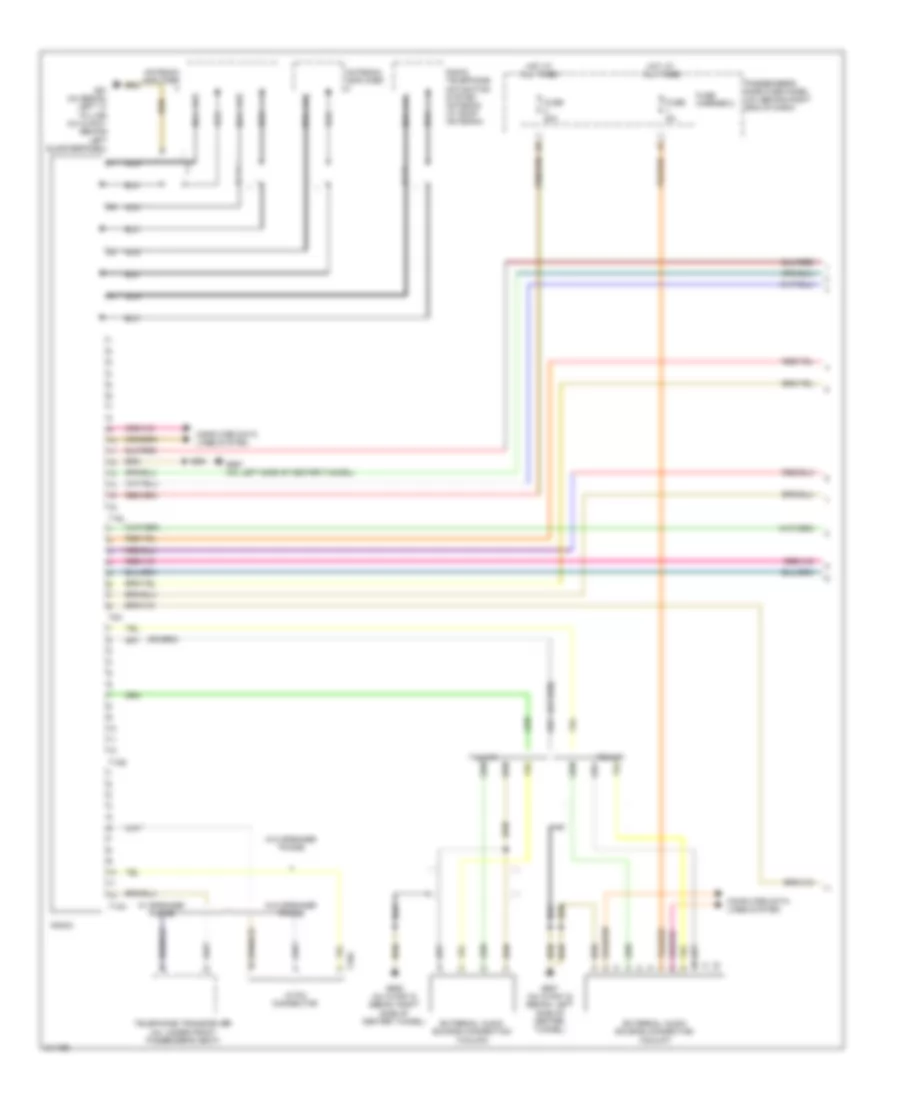 Radio Wiring Diagram, Basic Infotainment (1 of 2) for Audi A4 Quattro 2009