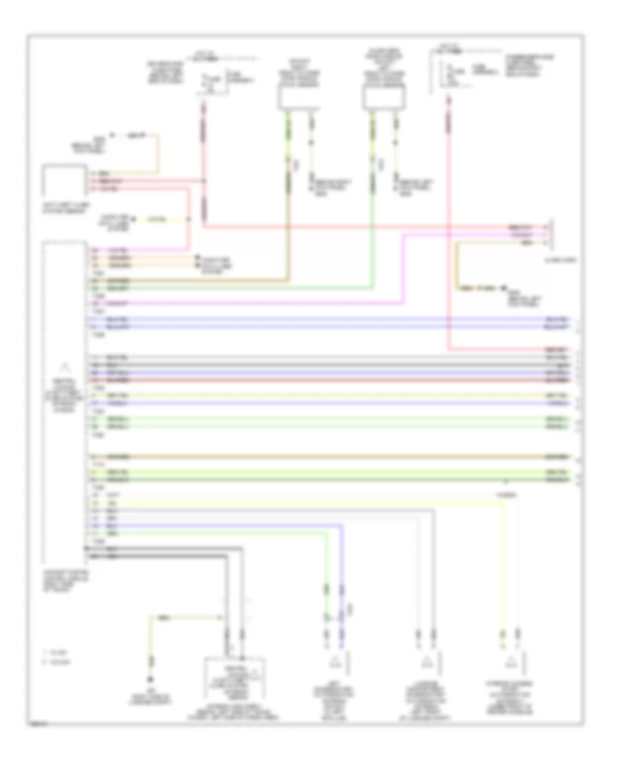 Anti theft Wiring Diagram 1 of 2 for Audi S4 2011