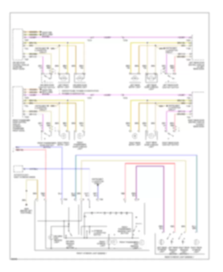 Courtesy Lamps Wiring Diagram 2 of 2 for Audi S4 2011