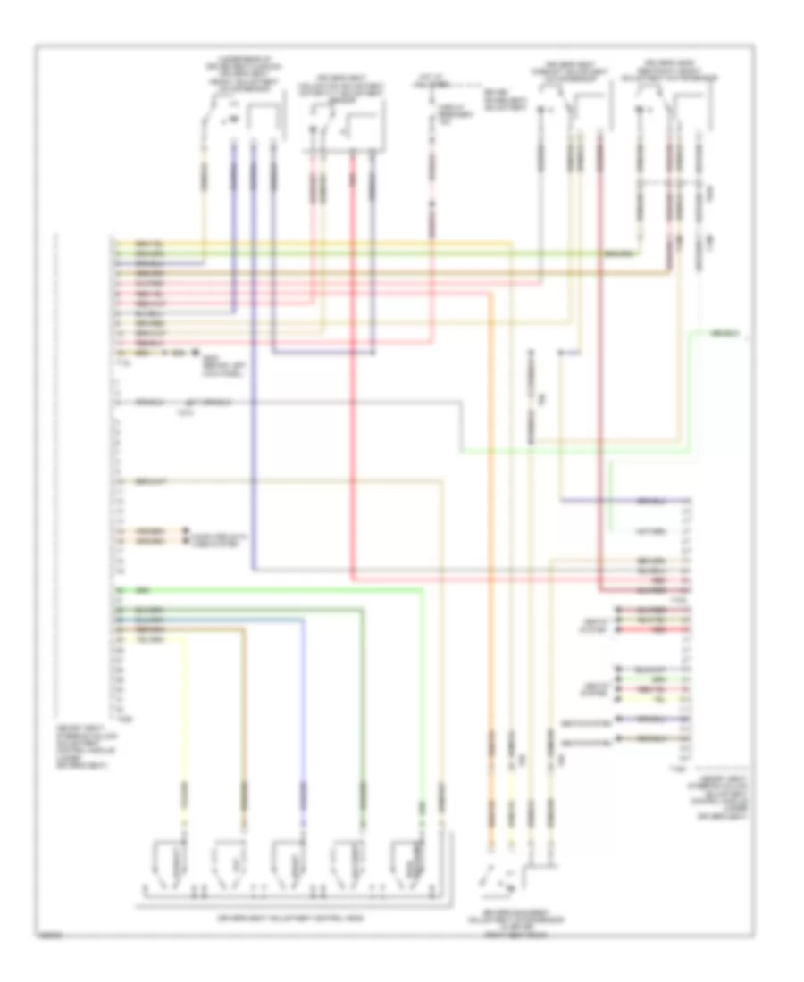 Memory Systems Wiring Diagram 1 of 3 for Audi S4 2011
